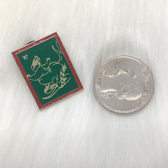 🔮 5/$25 Disney‎ Chalk Sketches The Little Mermaid Ursula Pin - Picture 2 of 3